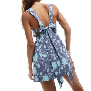 Free People Blue Floral Dress